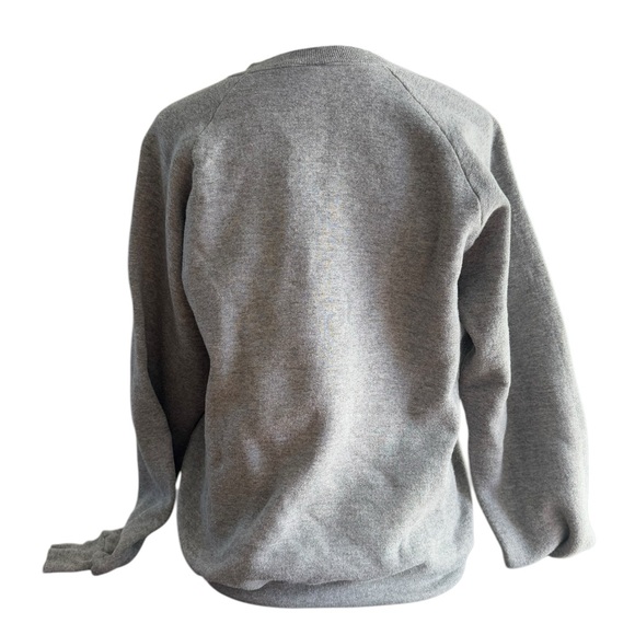 Vintage Jerzees Gray Cat Crewneck Sweater Size L - Picture 4 of 11